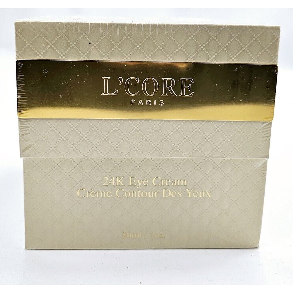 L'Core Paris 24K Eye Cream Anti Aging Skin Care Pharm Grade 1 fl oz SEALED